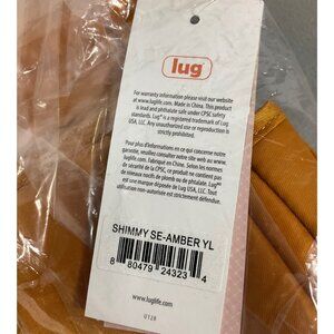 Lug Shimmy SE RFID Crossbody Bag, Quilted Amber Yellow, Adjustable Strap, Unisex